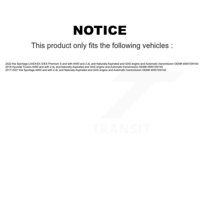 [Avant Droite] Arbre de transmission CV pour Kia Sportage Hyundai Tucson KN7-100326