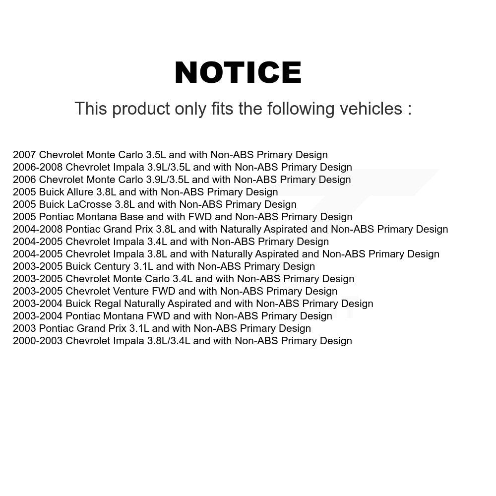 [Avant Droite] Arbre de transmission CV pour Chevrolet Impala Pontiac Grand Prix Buick Monte KN7-100344