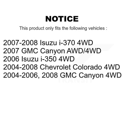 [Avant Droite] Arbre de transmission CV pour Chevrolet Colorado GMC Canyon Isuzu i-350 i-370 KN7-100365