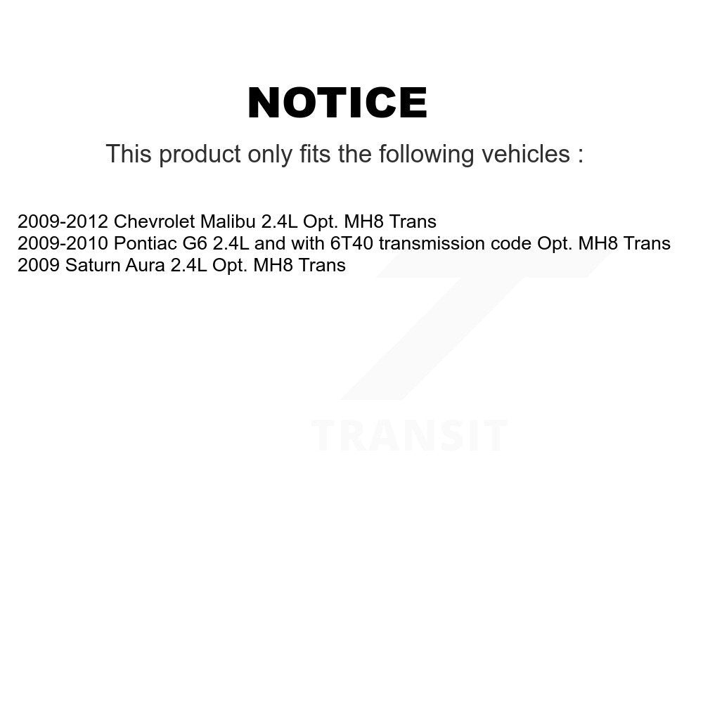 [Avant] Arbre de transmission CV pour Chevrolet Malibu Pontiac G6 Saturn Aura KN7-100370