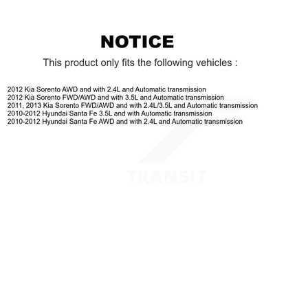 [Avant] Arbre de transmission CV pour Hyundai Santa Fe Kia Sorento KN7-100435