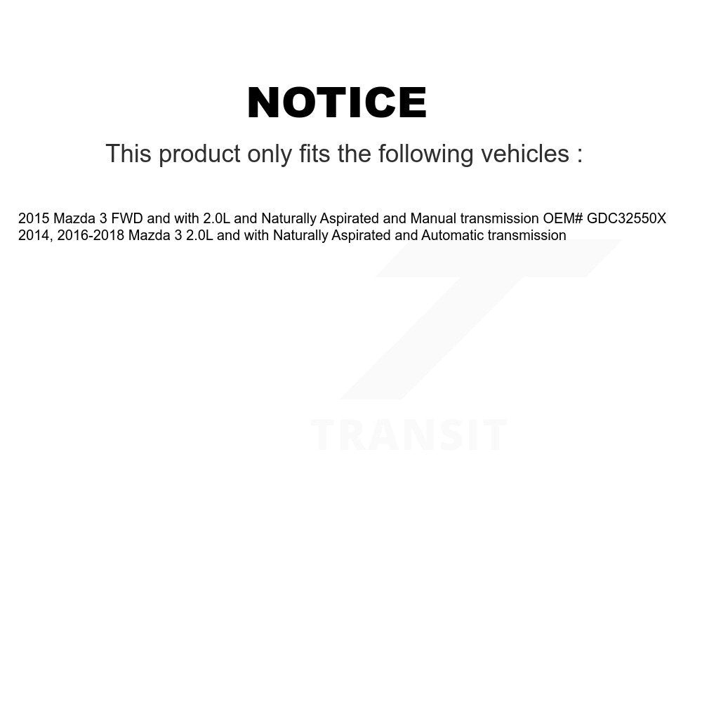 [Avant] Arbre de transmission CV pour Mazda 3 KN7-100474