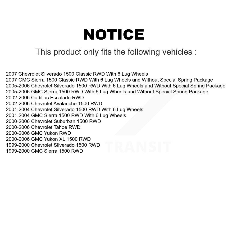 [Avant] Arbre de transmission CV pour Chevrolet GMC Silverado 1500 Sierra Avalanche Yukon KN7-100477