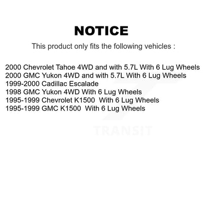 [Avant] Arbre de transmission CV pour K1500 Chevrolet GMC Yukon Tahoe Cadillac Escalade KN7-100478