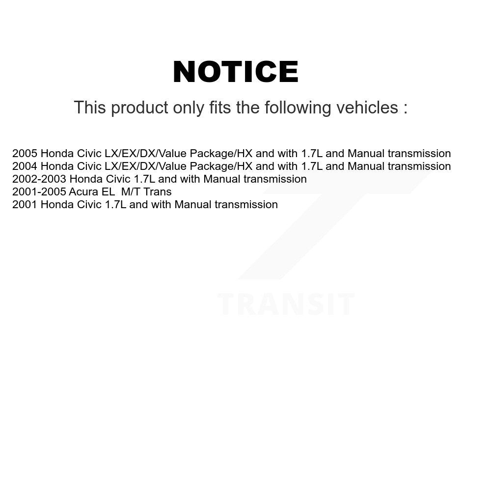 [Avant] Arbre de transmission CV pour Honda Civic Acura EL KN7-100571