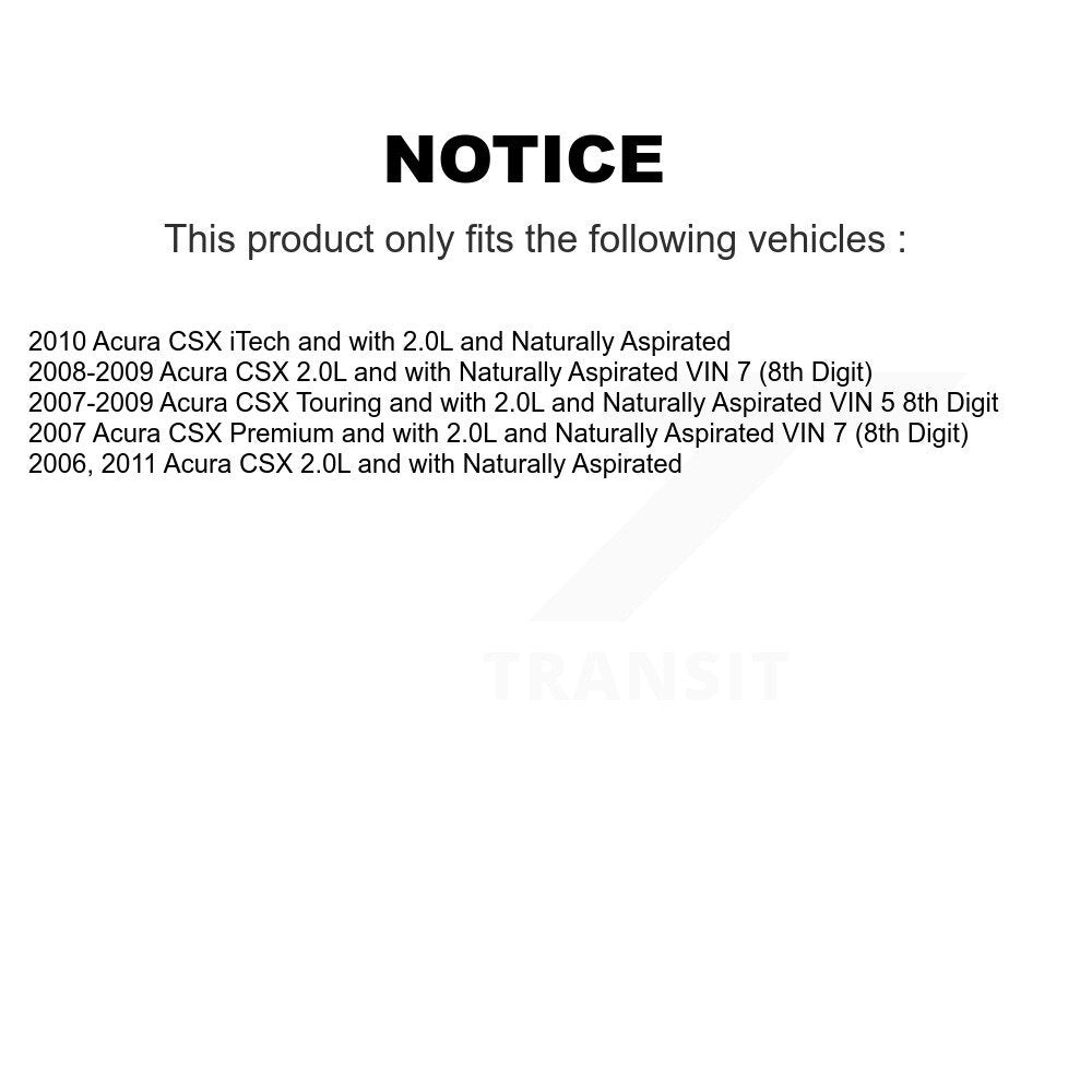 [Avant Droite] Arbre de transmission CV pour Acura CSX KN7-100600