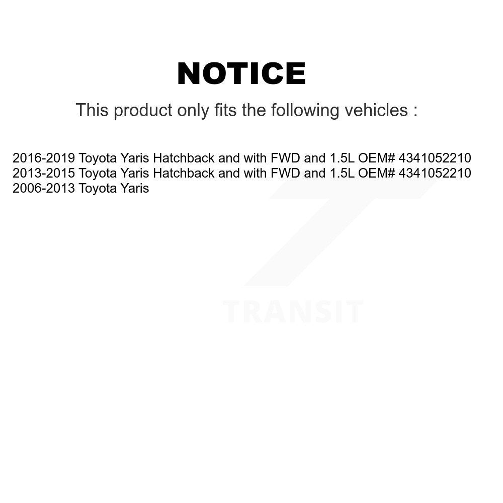 [Avant Droite] Arbre de transmission CV pour Toyota Yaris KN7-100602