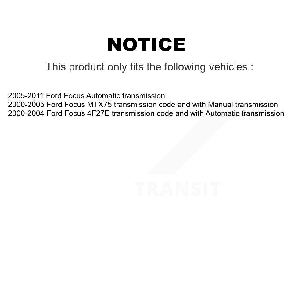 [Avant Droite] Arbre de transmission CV pour Ford Focus KN7-100611