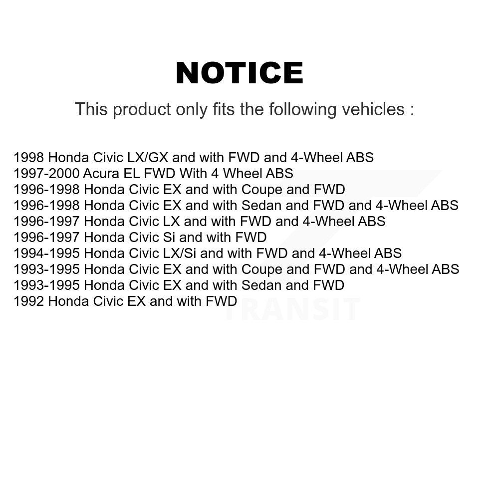 [Avant Droite] Arbre de transmission CV pour Honda Civic Acura EL KN7-100660