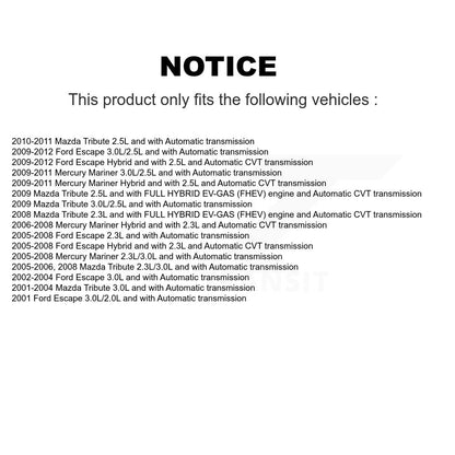 [Avant Droite] Arbre de transmission CV pour Ford Escape Mazda Tribute Mercury Mariner KN7-100673