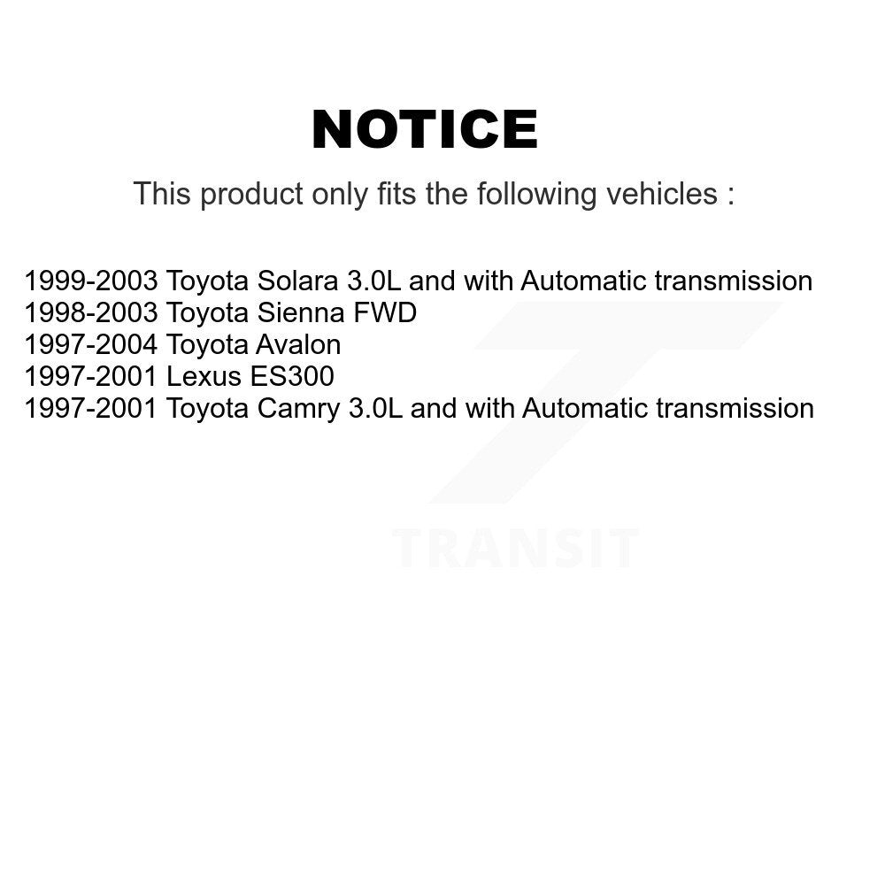 [Avant Droite] Arbre de transmission CV pour Toyota Camry Sienna Solara Avalon Lexus ES300 KN7-100682