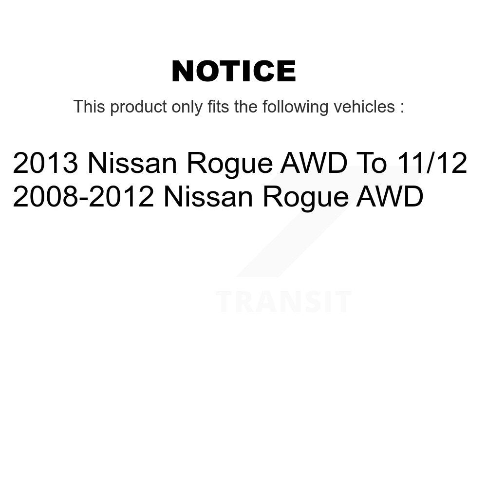 [Arrière Gauche] Arbre de transmission CV pour Nissan Rogue AWD KN7-100690