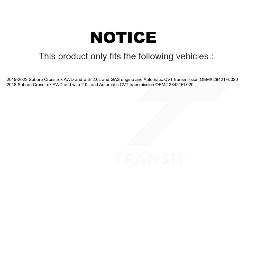 [Arrière Gauche] Arbre de transmission CV pour Subaru Crosstrek KN7-100699