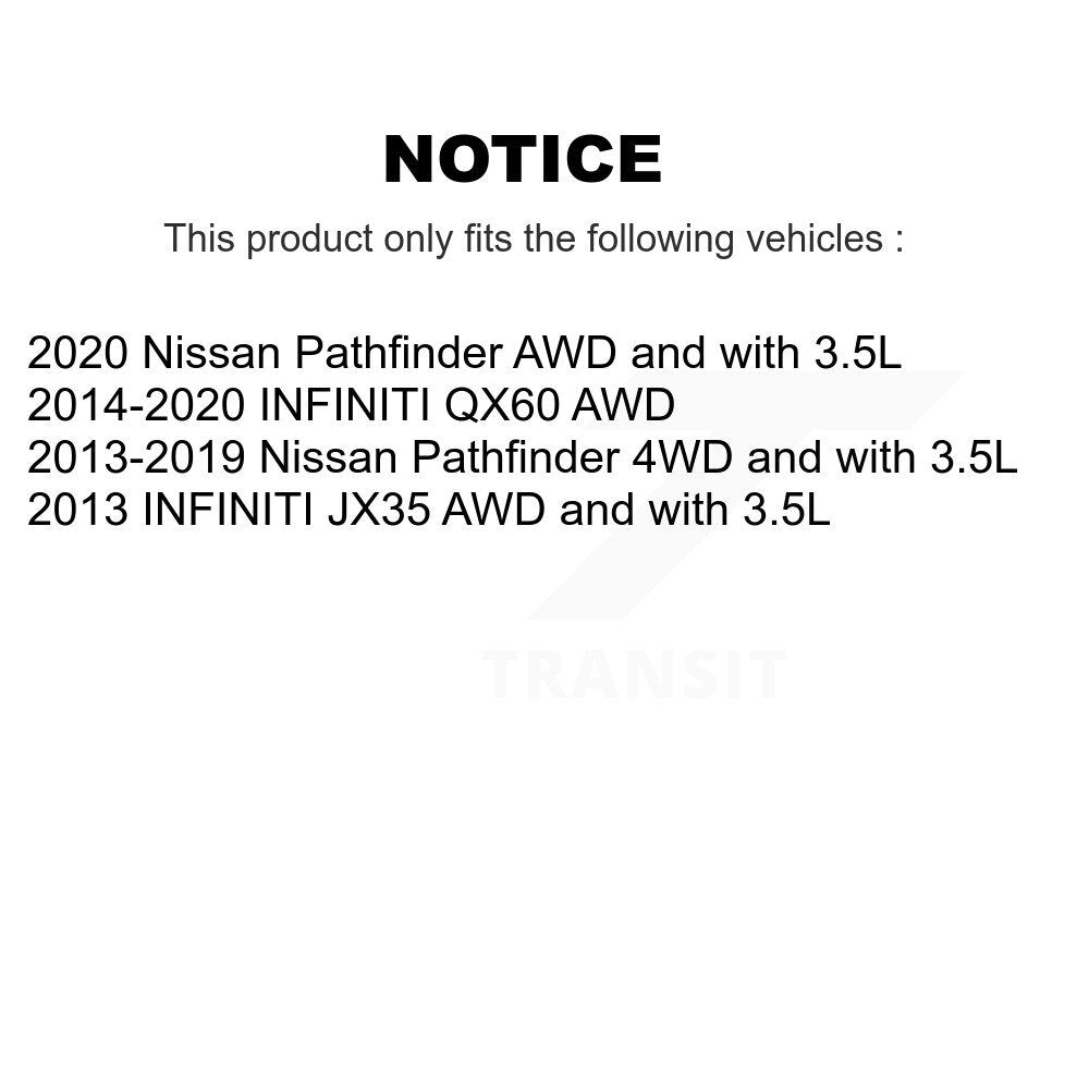 [Arrière] Arbre de transmission CV pour Nissan Pathfinder INFINITI QX60 JX35 KN7-100721