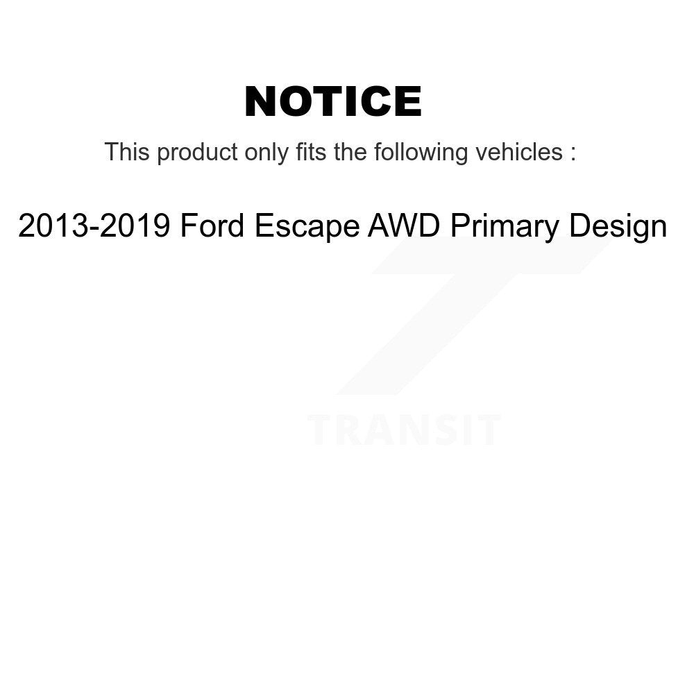 [Arrière Droite] Arbre de transmission CV pour 2013-2019 Ford Escape AWD Primary Design KN7-100730