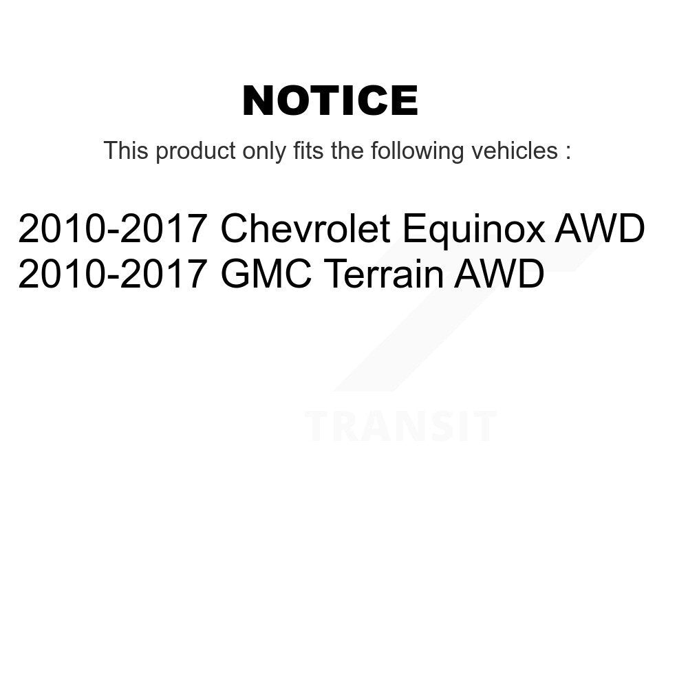 [Arrière Droite] Arbre de transmission CV pour 2010-2017 Chevrolet Equinox GMC Terrain AWD KN7-100732