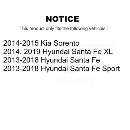 [Arrière] Sabot de frein de stationnement pour Hyundai Santa Fe Sport Kia Sorento XL KNH-100011