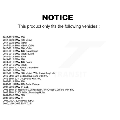 [Arrière] Sabot de frein de stationnement pour BMW 320i xDrive 328i Z4 128i 325i 325Ci 230i KNH-100013