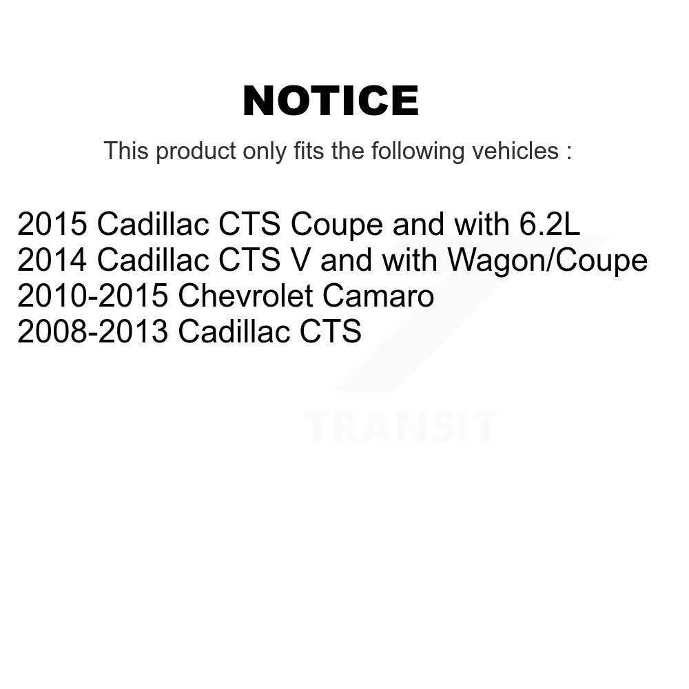 [Arrière] Sabot de frein de stationnement pour Chevrolet Camaro Cadillac CTS KNH-100029