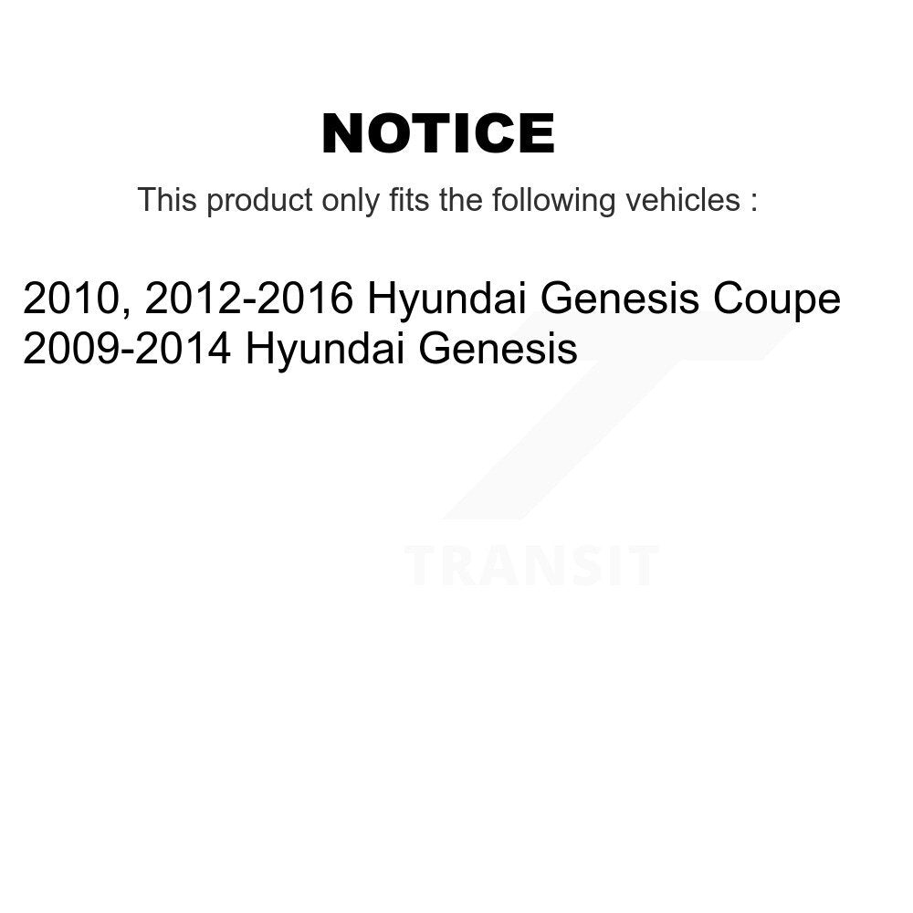 [Arrière] Sabot de frein de stationnement pour Hyundai Genesis Coupe KNH-100032