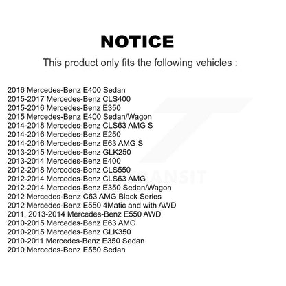 [Arrière] Sabot de frein de stationnement pour Mercedes-Benz GLK350 GLK250 E350 E550 E400 E250 KNH-100034