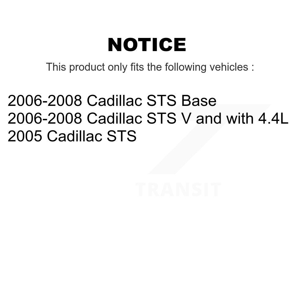 [Arrière] Sabot de frein de stationnement pour Cadillac STS KNH-100037