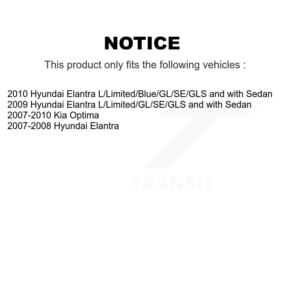 [Arrière] Sabot de frein de stationnement pour Hyundai Elantra Kia Optima KNH-100042
