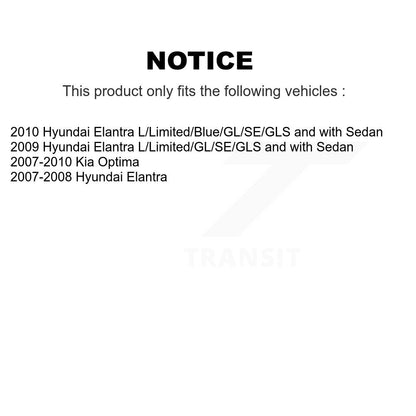 [Arrière] Sabot de frein de stationnement pour Hyundai Elantra Kia Optima KNH-100042