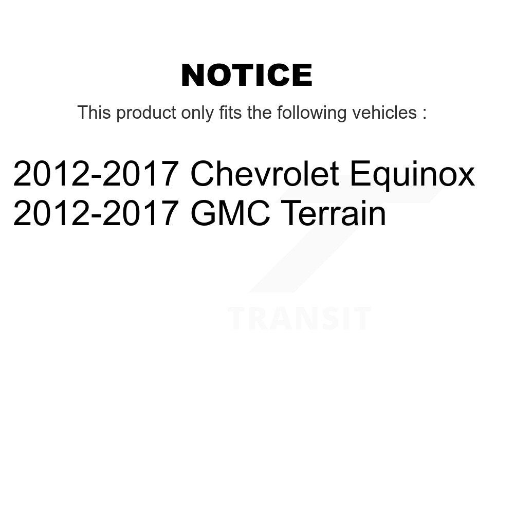 [Arrière] Sabot de frein de stationnement pour 2012-2017 Chevrolet Equinox GMC Terrain KNH-100044