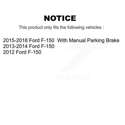 [Arrière] Sabot de frein de stationnement pour Ford F-150 KNH-100050