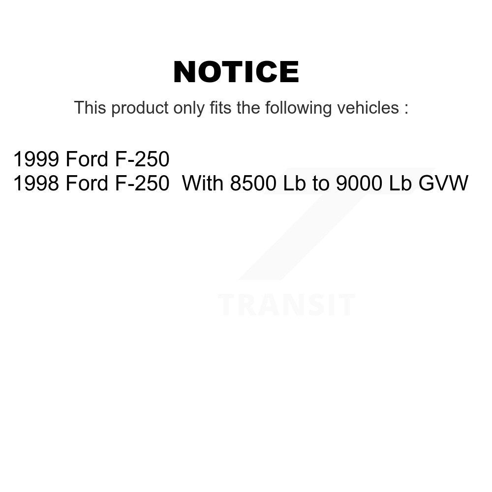 [Arrière] Sabot de frein de stationnement pour Ford F-250 KNH-100054