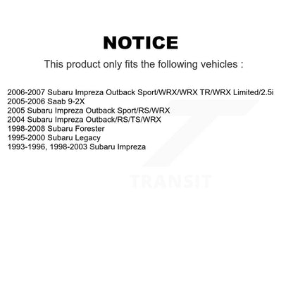 [Arrière] Sabot de frein de stationnement pour Subaru Impreza Forester Legacy Saab 9-2X KNH-100062