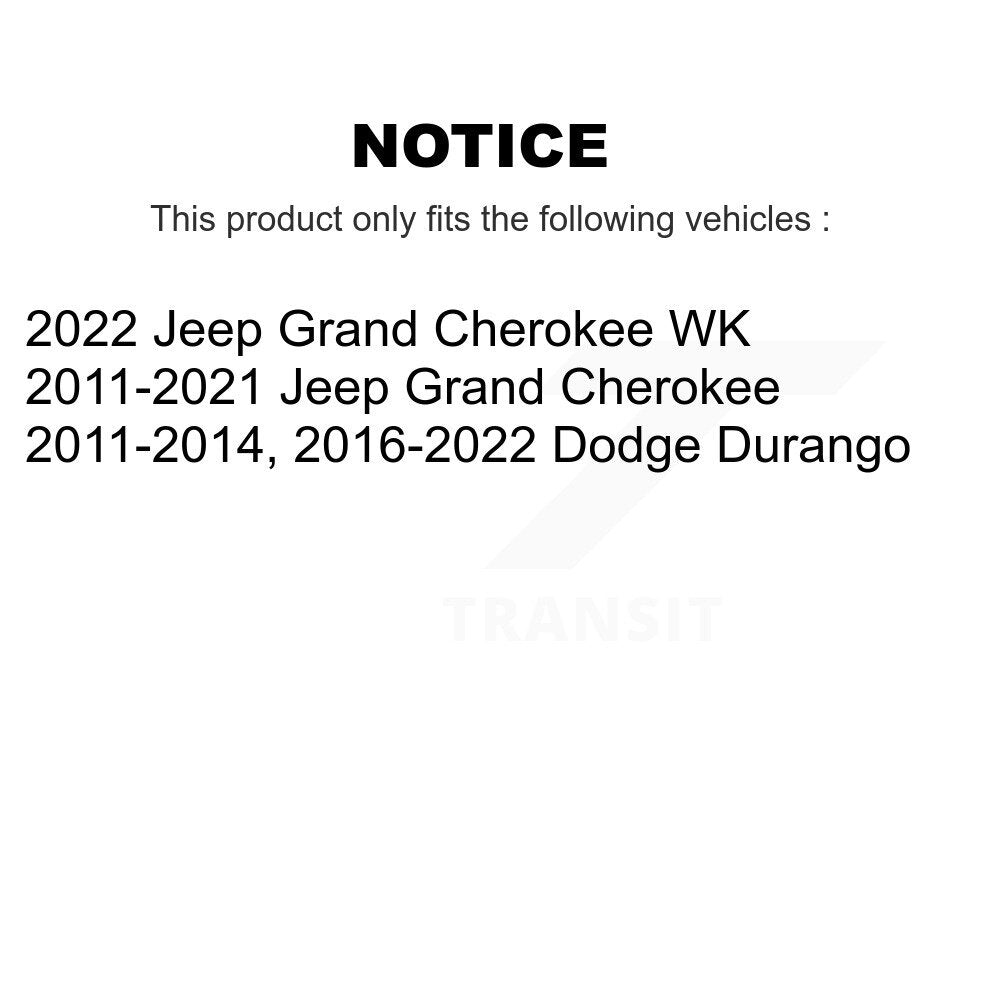 [Arrière] Sabot de frein de stationnement pour Jeep Grand Cherokee Dodge Durango KNH-100083