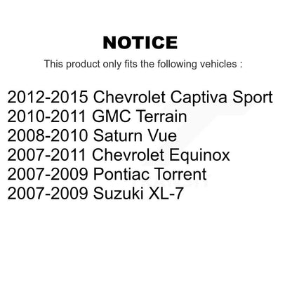 [Arrière] Sabot de frein de stationnement pour Chevrolet Equinox Pontiac Torrent GMC Terrain KNH-100084