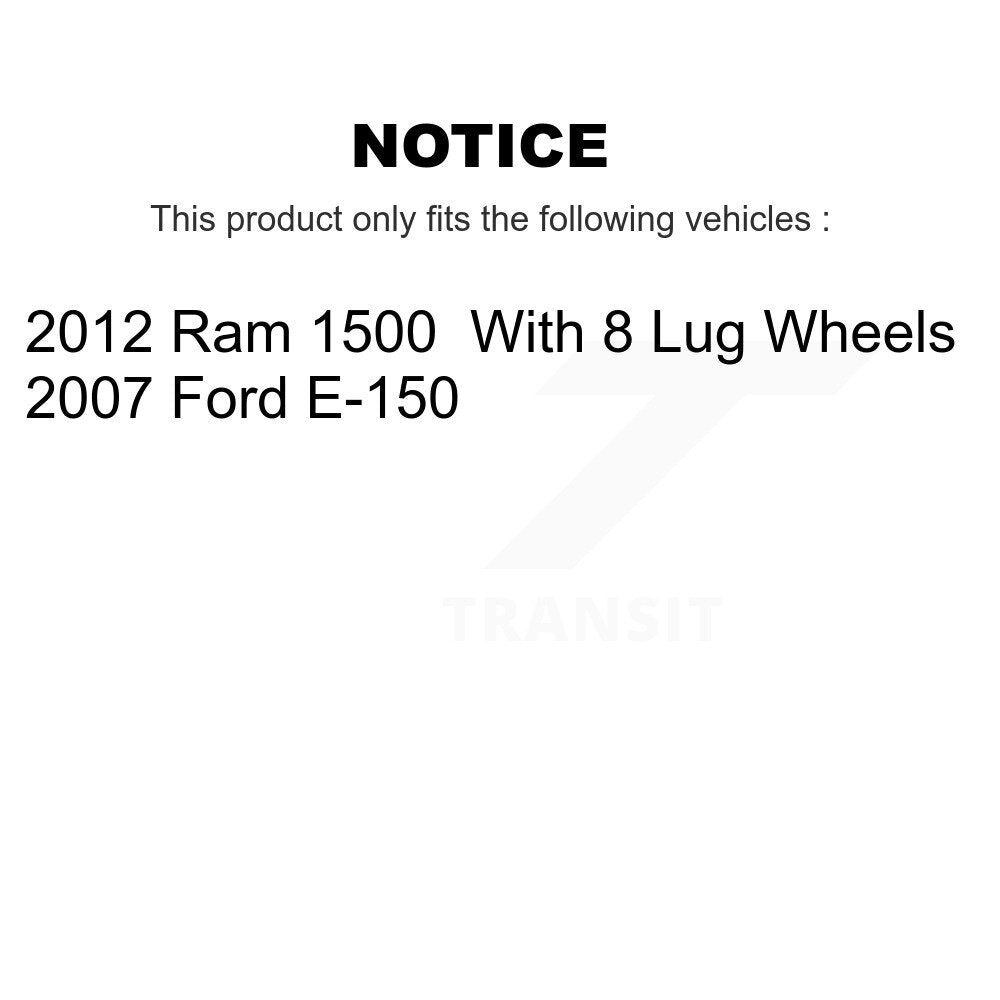 [Arrière] Sabot de frein de stationnement pour Ram 1500 Ford E-150 KNH-100093