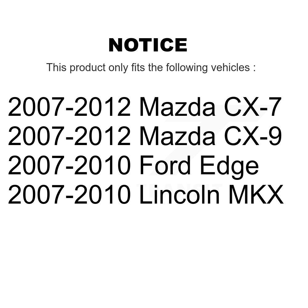 [Arrière] Sabot de frein de stationnement pour Ford Edge Mazda CX-7 CX-9 Lincoln MKX KNH-100105