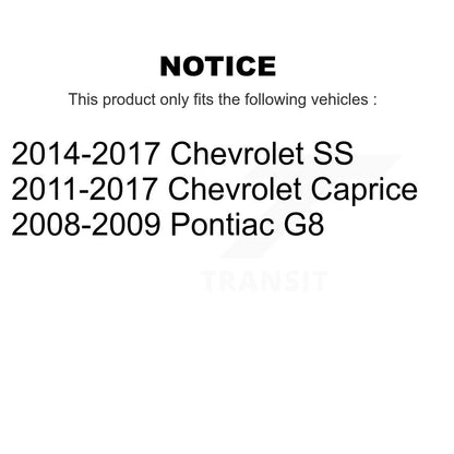 [Arrière] Sabot de frein de stationnement pour Pontiac G8 Chevrolet SS Caprice KNH-100112