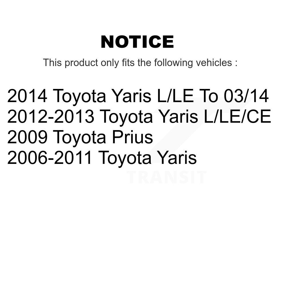 [Arrière] Sabot de frein à tambour pour Toyota Yaris Prius KNH-100118