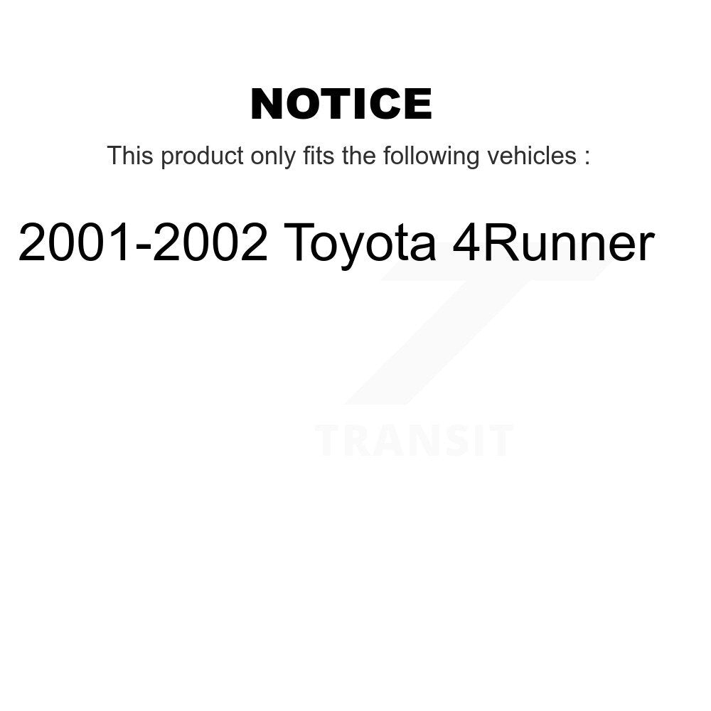 [Arrière] Sabot de frein à tambour pour 2001-2002 Toyota 4Runner KNH-100138