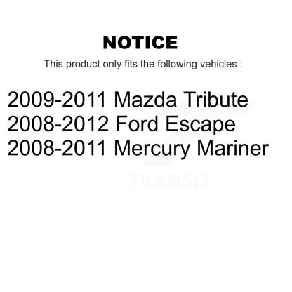 [Arrière] Sabot de frein à tambour pour Ford Escape Mazda Tribute Mercury Mariner KNH-100147
