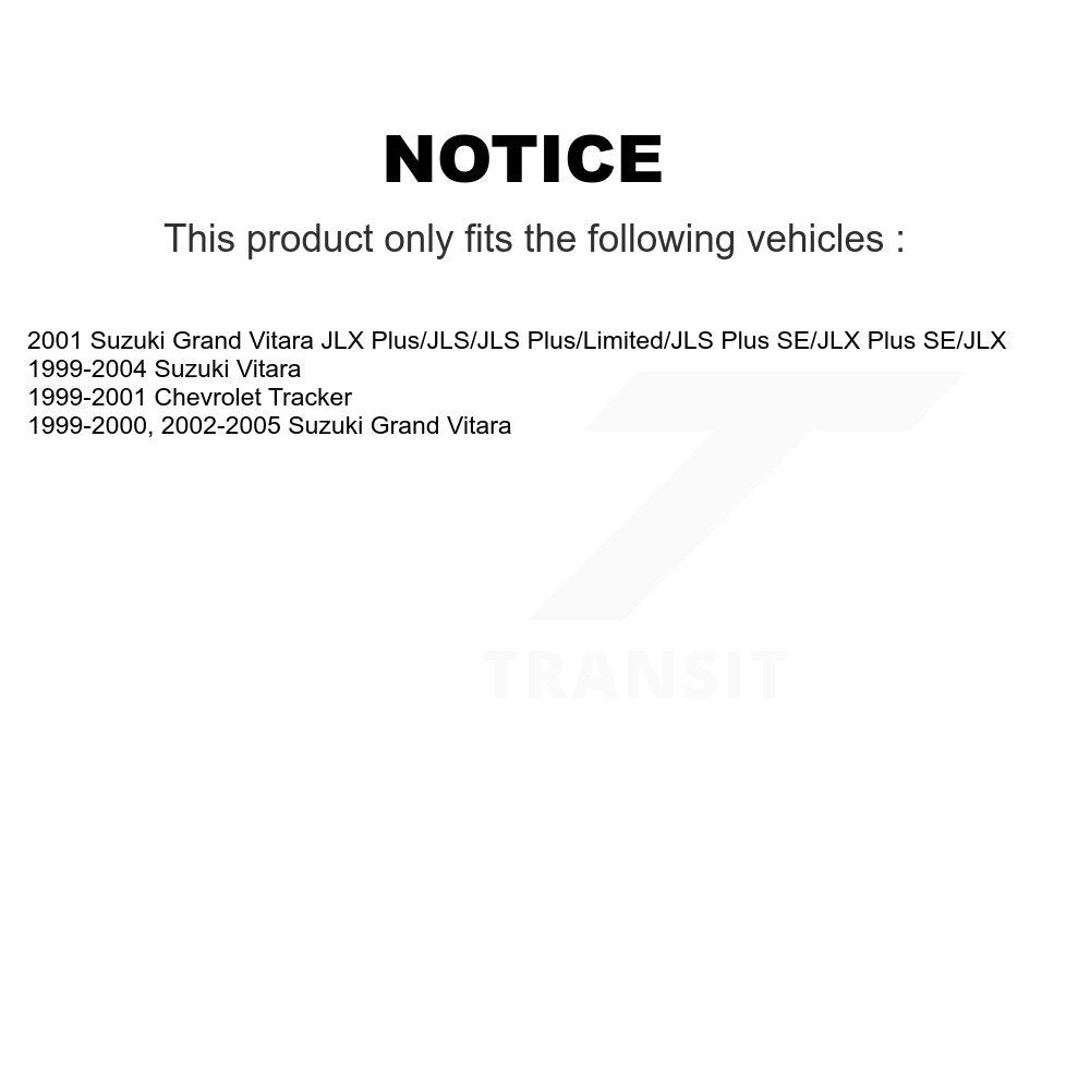 [Arrière] Sabot de frein à tambour pour Suzuki Grand Vitara Chevrolet Tracker KNH-100155