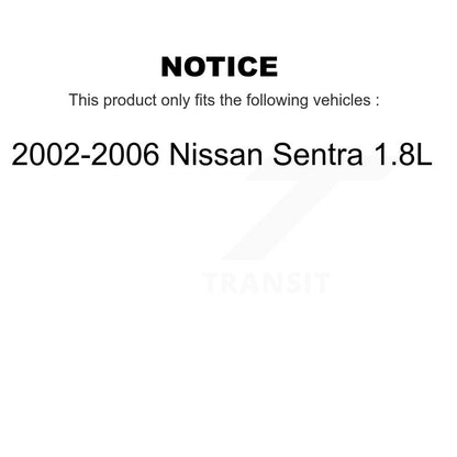 [Arrière] Sabot de frein à tambour pour 2002-2006 Nissan Sentra 1.8L KNH-100156