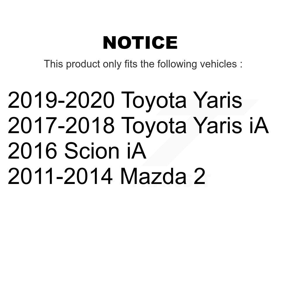 [Arrière] Sabot de frein à tambour pour Mazda 2 Toyota Yaris iA Scion KNH-100196