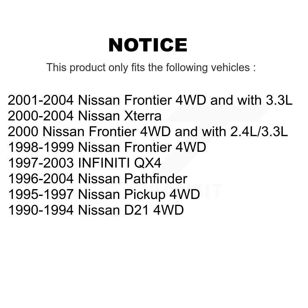 [Arrière] Sabot de frein à tambour pour Nissan Pathfinder Xterra Frontier INFINITI QX4 D21 KNH-100197