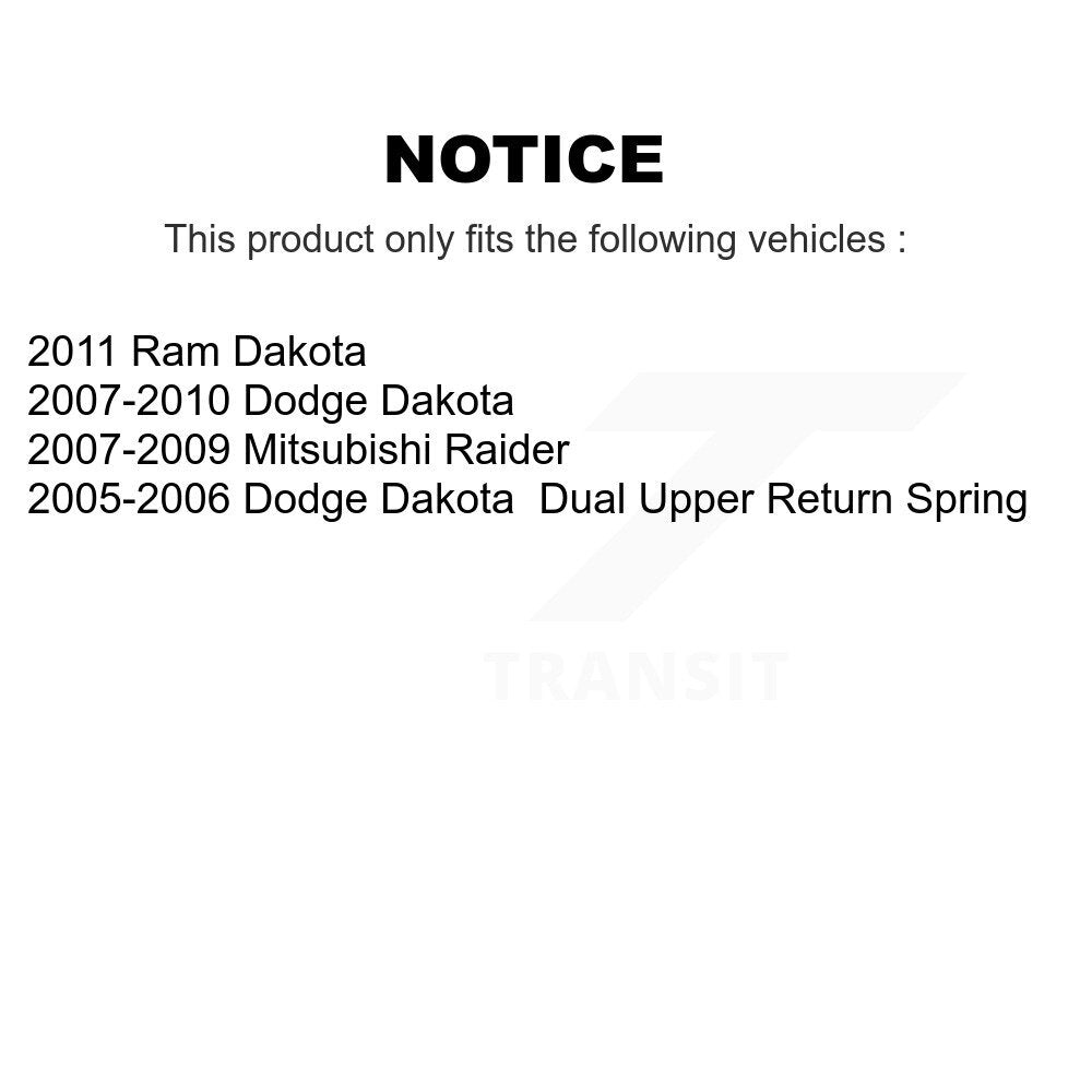 [Arrière] Sabot de frein à tambour pour Dakota Dodge Ram Mitsubishi Raider KNH-100201