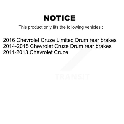 [Arrière] Sabot de frein à tambour pour Chevrolet Cruze Limited KNH-100215