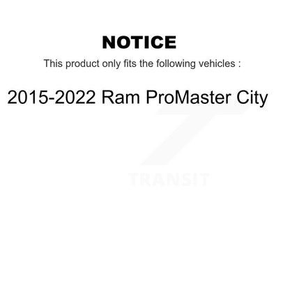 [Arrière] Sabot de frein à tambour pour 2015-2022 Ram ProMaster City KNH-100216