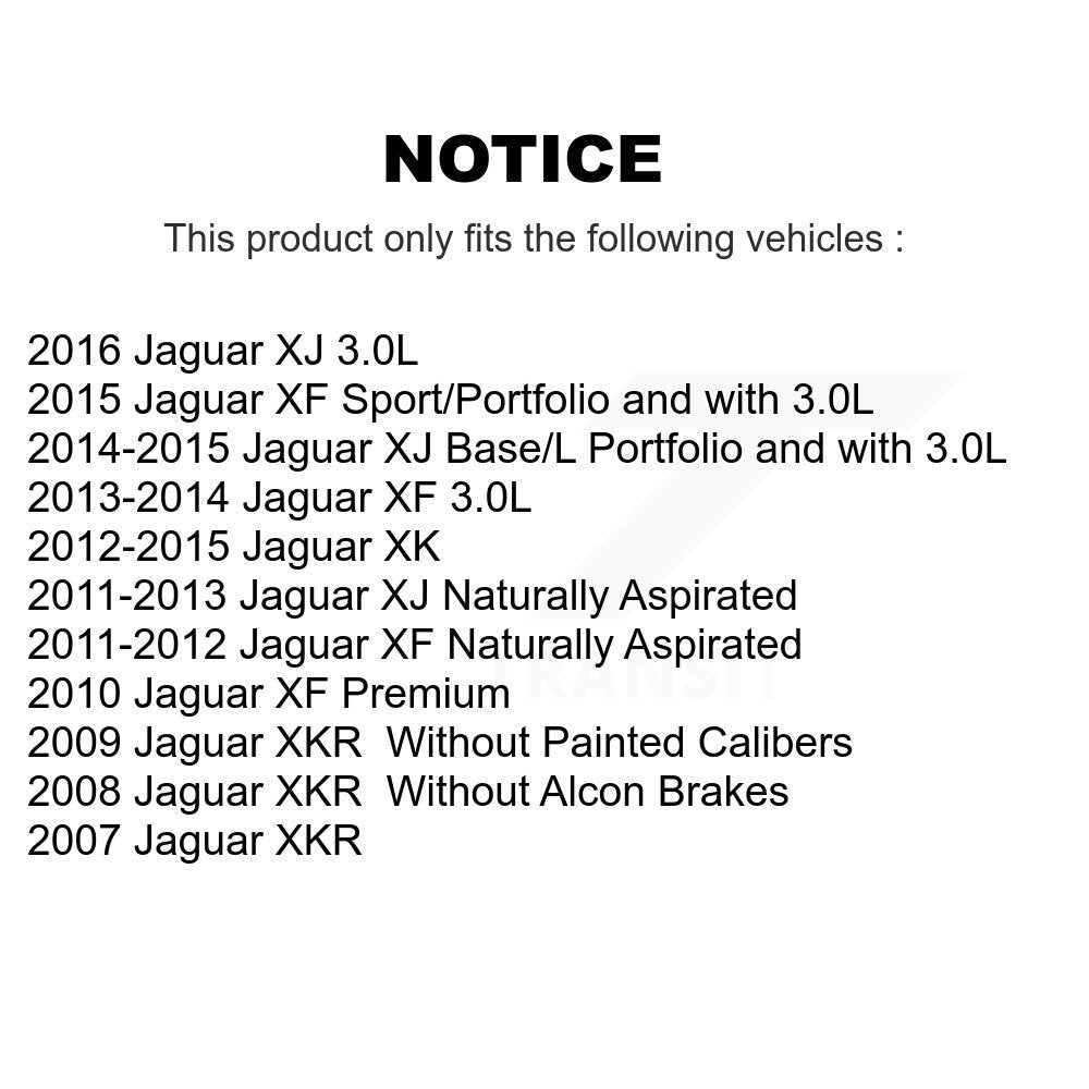[Avant + Arrière] Kit de plaquette (semi-métallique) de frein pour Jaguar XF XJ XKR XK KPF-100092