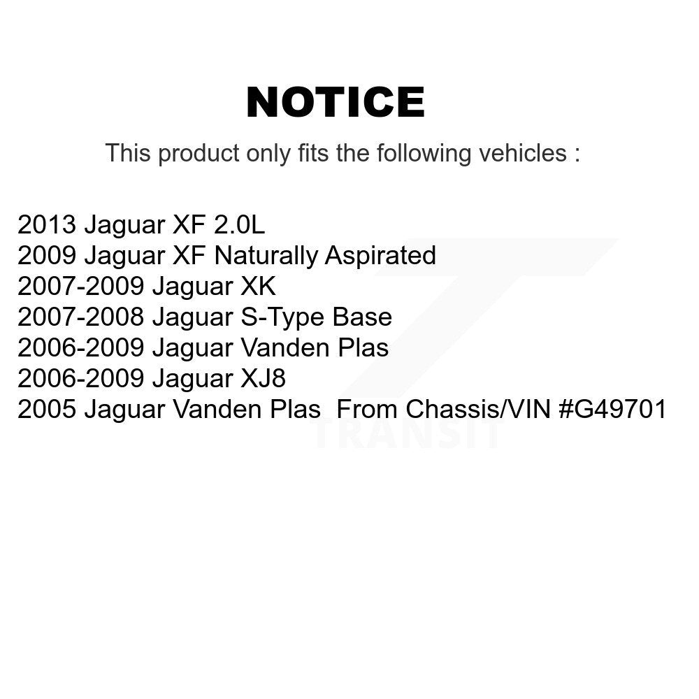 [Avant + Arrière] Kit de plaquette (semi-métallique) de frein pour Jaguar XF XK XJ8 Vanden Plas S-Type KPF-100093