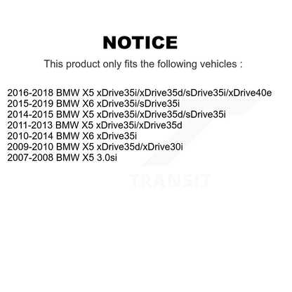 [Avant + Arrière] Kit de plaquette (semi-métallique) de frein pour BMW X5 X6 KPF-100101
